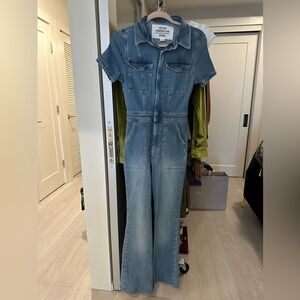 Good American X Zara Blue Denim Jumpsuit - S